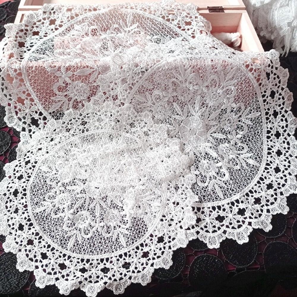 Embroidery Lace Table Cloth Insulated Vase Mat Nordic Style Table Doily  Dining Table