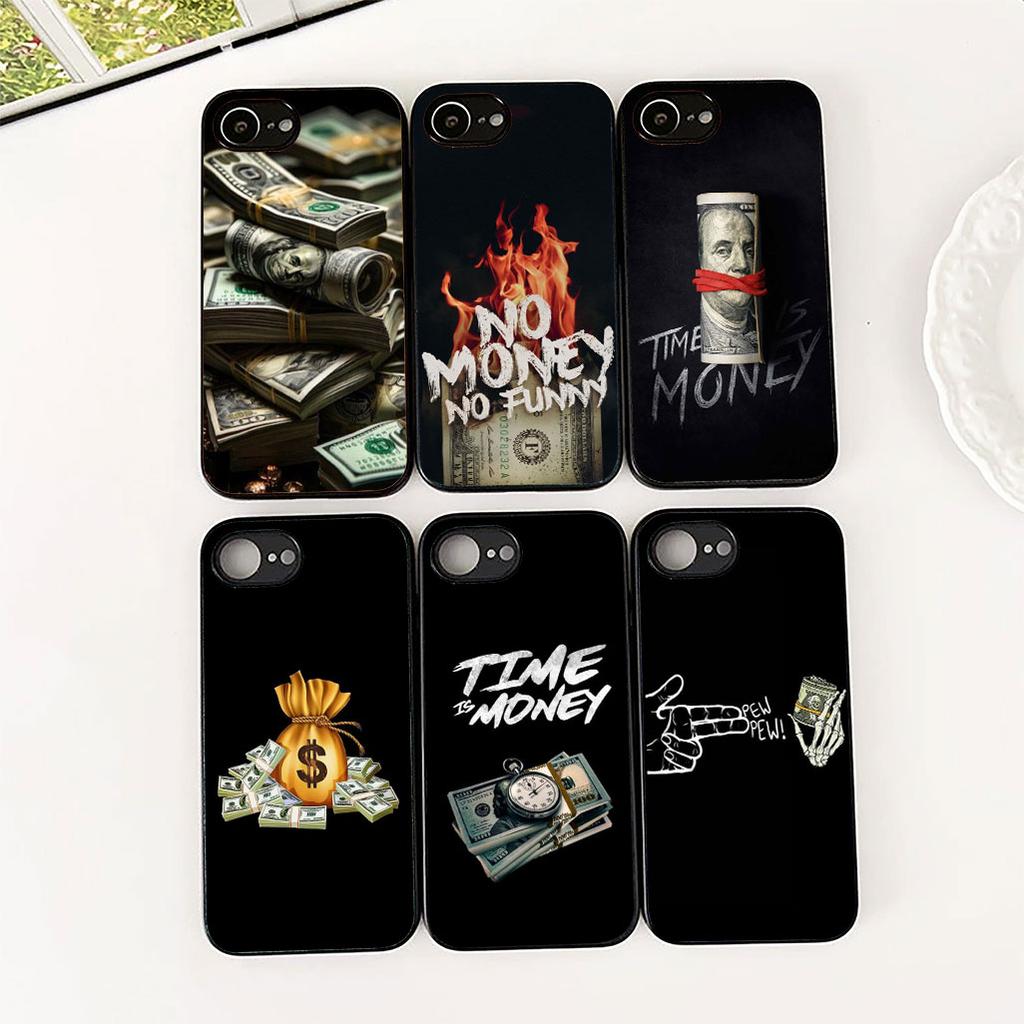 USD Moneys 100 D-Dollars Phone Case for Apple iPhone 17 Pro XS Max Air 6 7 8 Plus 5 + SE 2022 SE2 16E 8+ Protective Cover