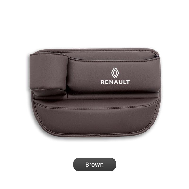 Pour Renault 2026 Nouveaux Enjoliveurs Boîte de Rangement Organiseur d'Espace de Siège Intérieur de Voiture Avec Porte-Gobelet Pour Renault Clio Megane Espace QM6 ZOE