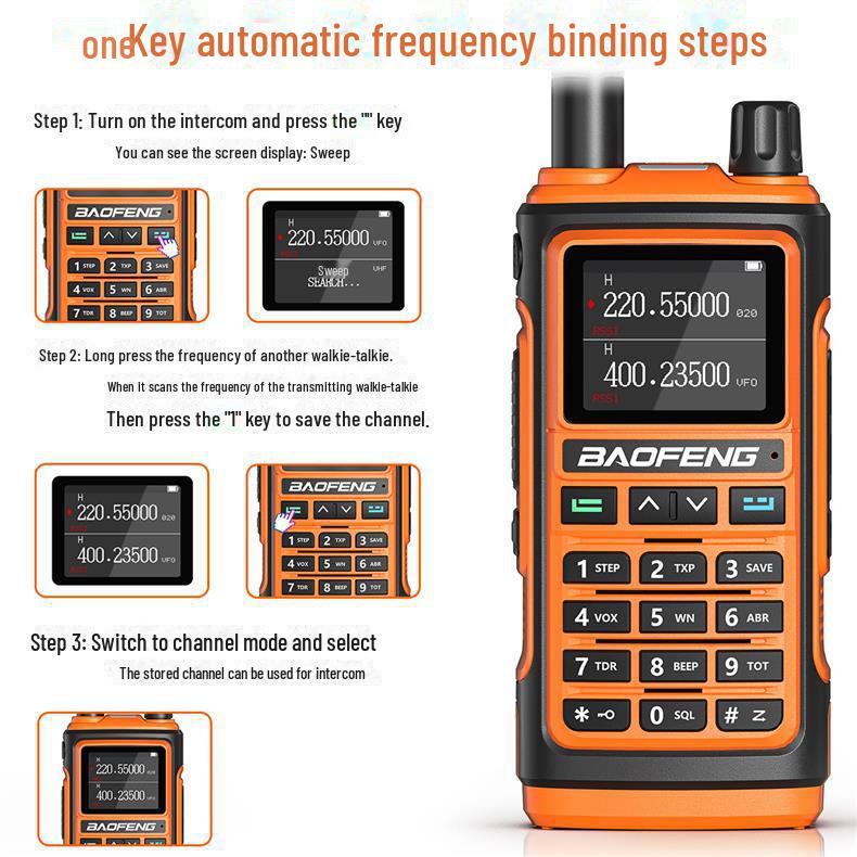 Baofeng UV-17 PRO Walkie-Talkie with Type-C Charging for Outdoor Adventures