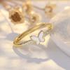 Simple Enamel Butterfly Ring Niche Girlfriend Temperament Star Pentagram Star Personalised Tide Jewelry Ring Retro Finger Ring