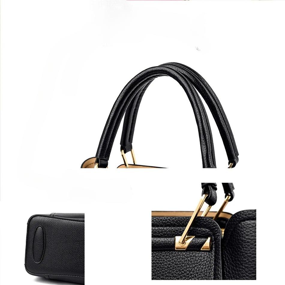 Bolsas de luxo de couro macio bolsas femininas designer 3 camadas ombro crossbody sac senhoras grande capacidade compras mensageiro tote