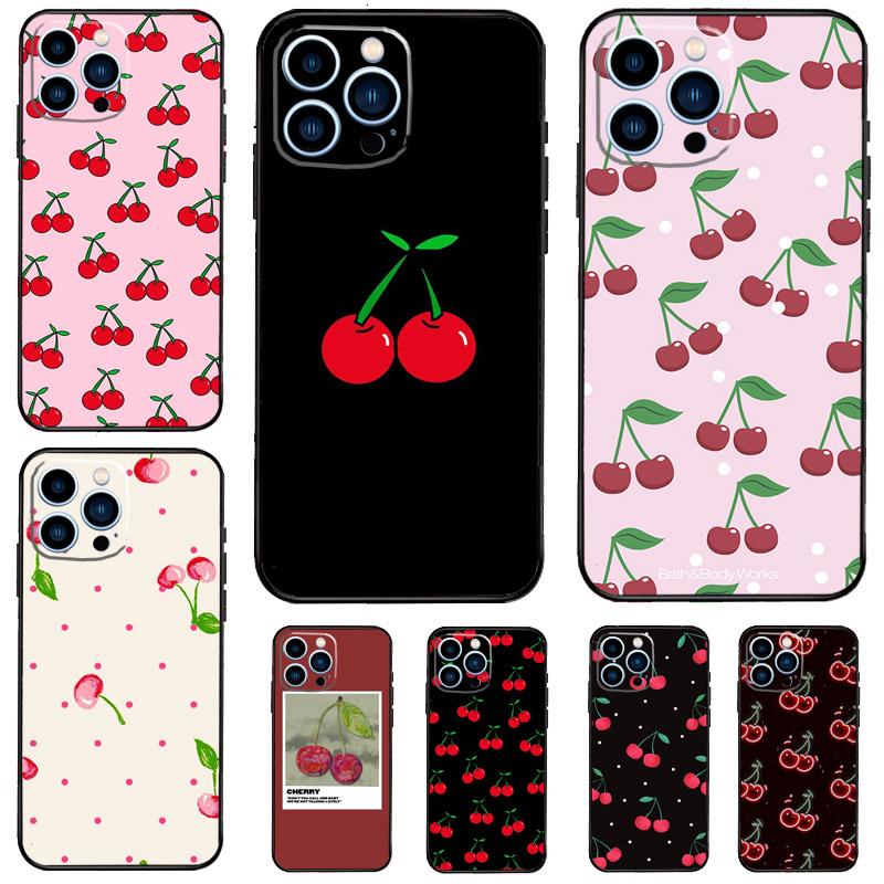 Cherry Cherries Pattern Case For OPPO Reno 15 F 14 13 12 11 10 Pro 14F 13F 12F 11F 8T OPPO Find X9 X8 X5 X6 Pro Cover