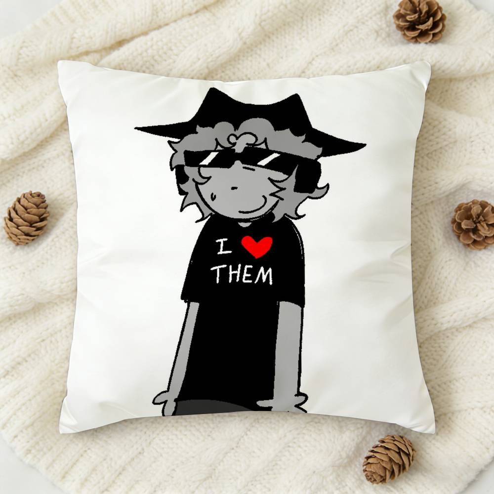 FForsakenS Chance Doublesided Printed Square Decorative Cushion Cover for Sofa Living Room Home Decor