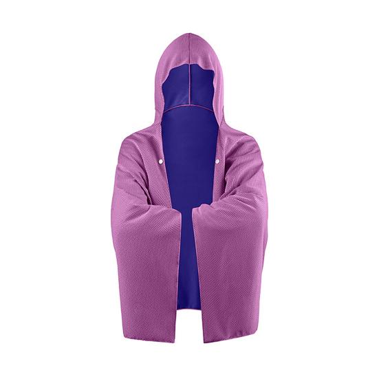 Cooling Towel Cloak Hooded Cool Towel Cape Beach фиолетовый