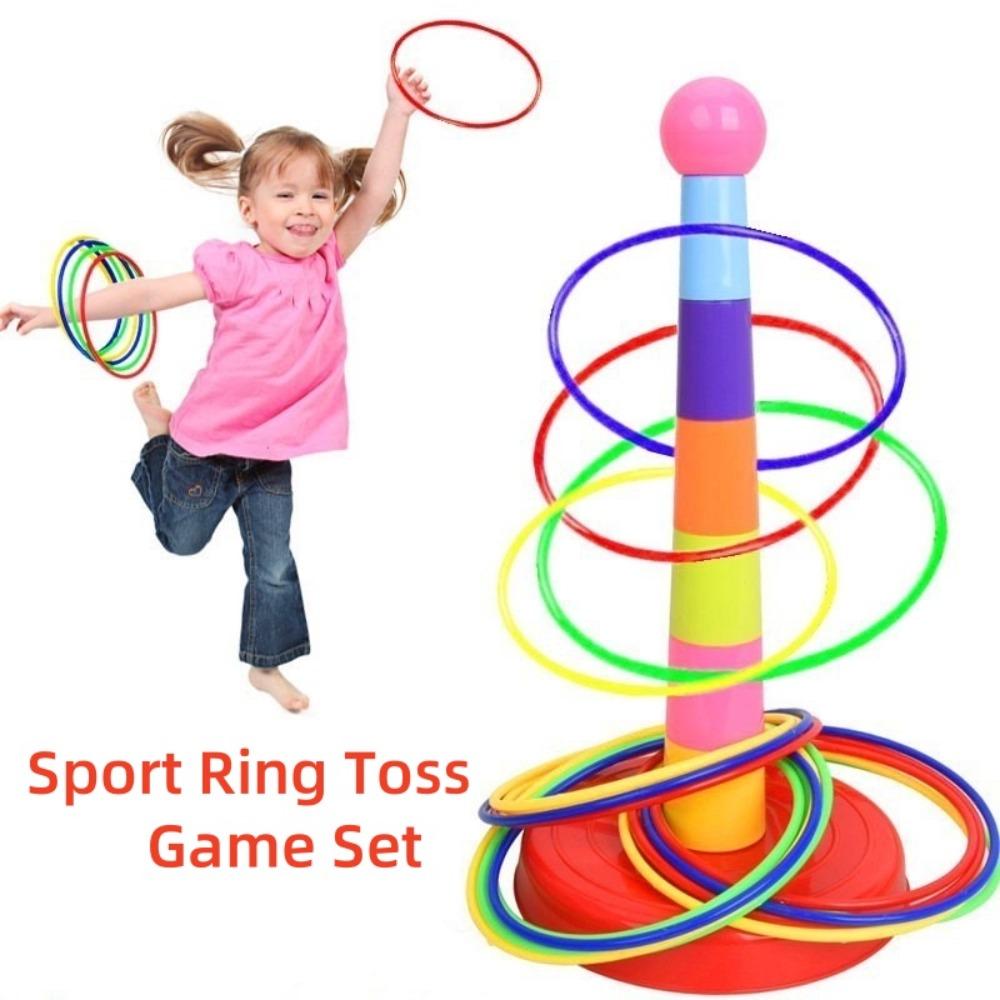 Early Education Throw Circle Game Interactive Hoop Ring Toss Toys New Ferrule Stacked Toys  Gifts