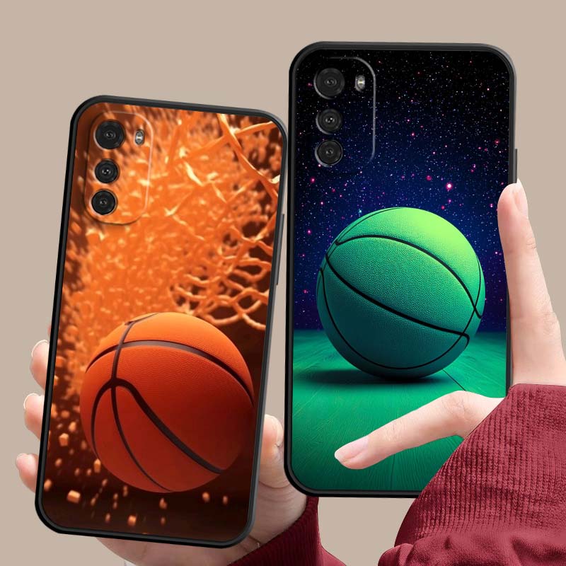 Sports basketball cool Phone Case For Motorola G85 Edge 50 G24 G35 G14 G04 40 G72 G34 G G54 G13 G32 5G Black