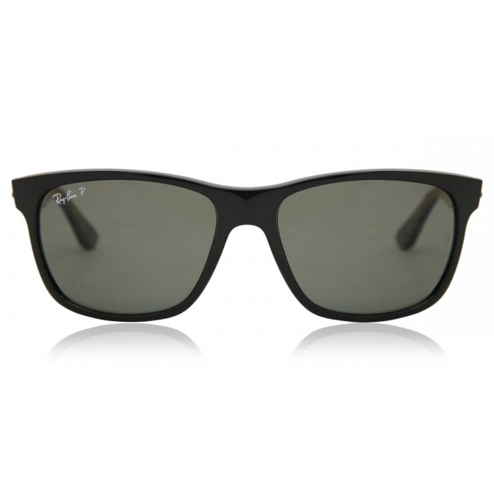 

Солнцезащитные очки Ray Ban Rb4181 Highstreet Polarized 601 9a Мужские Shiny Black/57