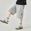 Duoduojia Boys' Summer Cotton Knit Sport Capri Shorts