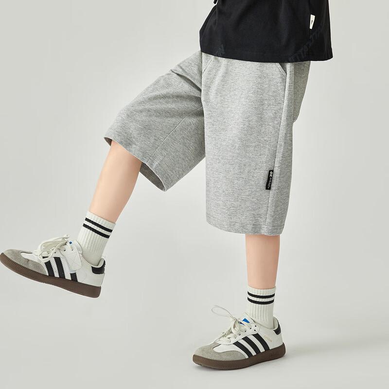 Duoduojia Boys' Summer Cotton Knit Sport Capri Shorts
