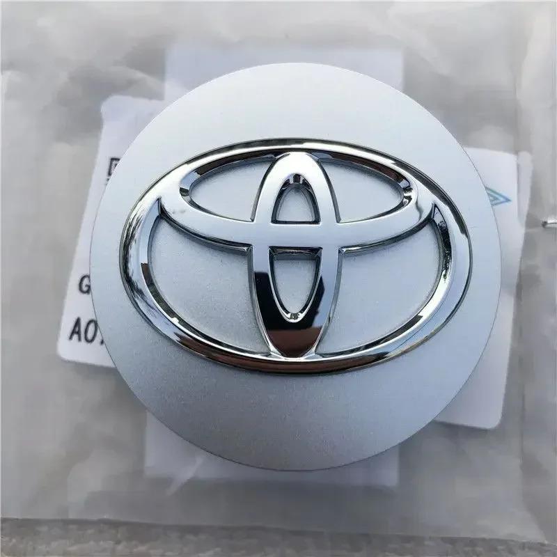 4pcs 62mm Car Styling Wheel Hub Center Caps Rim Cover Badge For Toyota Corolla Yaris CHR Rav4 Highlander Avalvn Camry accessory