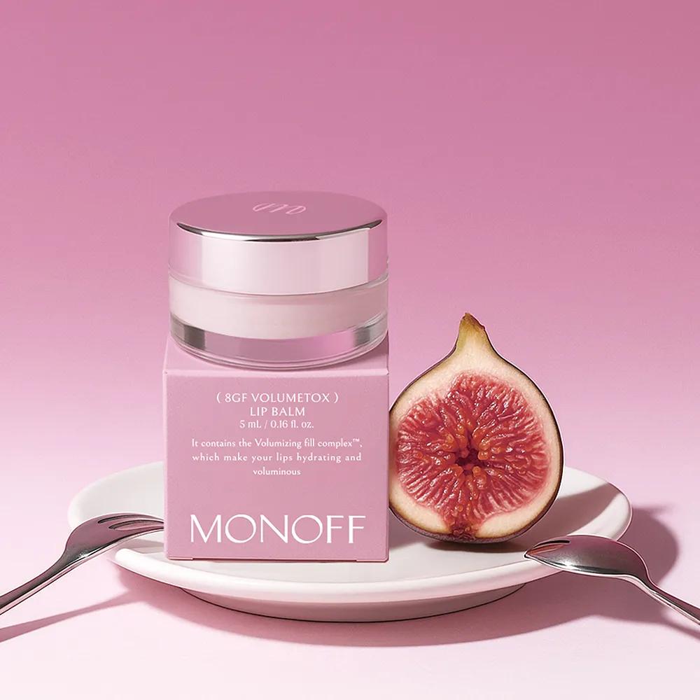 MONOFF 8GF Volumetox Lip Balm 5ml (2 Colors) 01 Bare Apricot