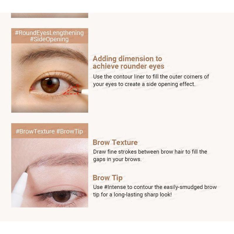 HOLIKA HOLIKA - Holi Pop Double Eyelid Liner - 3 Colors
