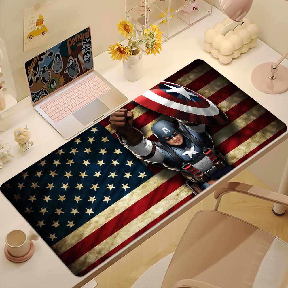 movie cool art CCaptain AAmerica ML Mouse Pad Nonslip Lockedge Thickened Desktop MousePad Large Comfort Gaming Office Student