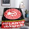 Atlanta Basketball Throws Blanket Flannel Blankets Plush for Couch Bed Gifts for Men Women Travel picnic blanket Christmas fan gifts