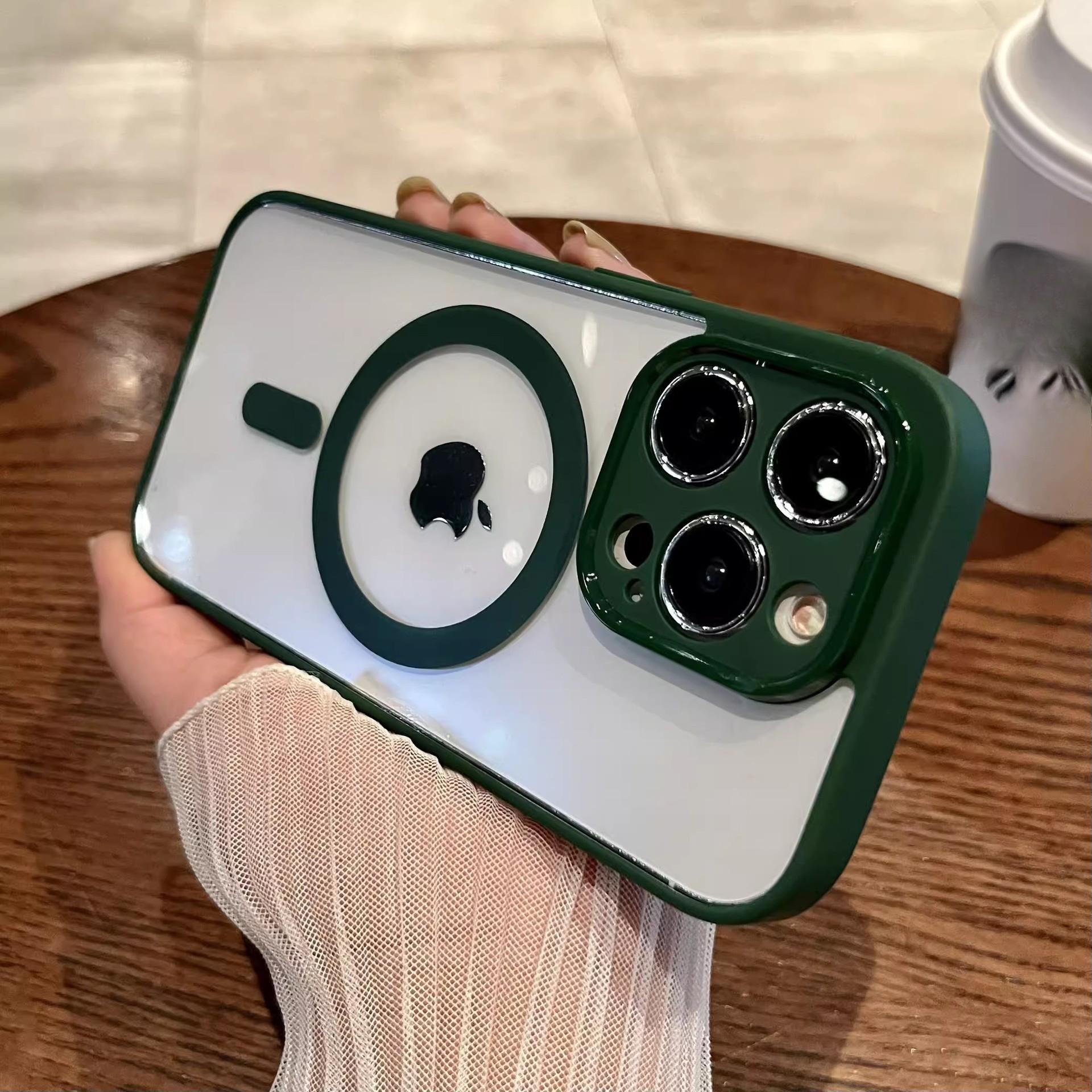 

Macaron силиконовый чехол для мобильного телефона iPhone 16, акриловый магнитный чехол для зарядки Apple 15, жесткий чехол с защитой от падения и отверстиями для спермы iPhone7Plus/8Plus