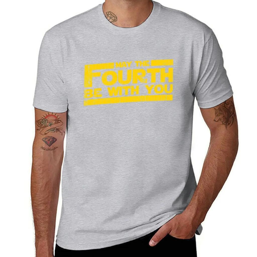 May The Fourth Be With You 4th T-Shirt sublime rapper graphic tees anime figures mens workout shirts