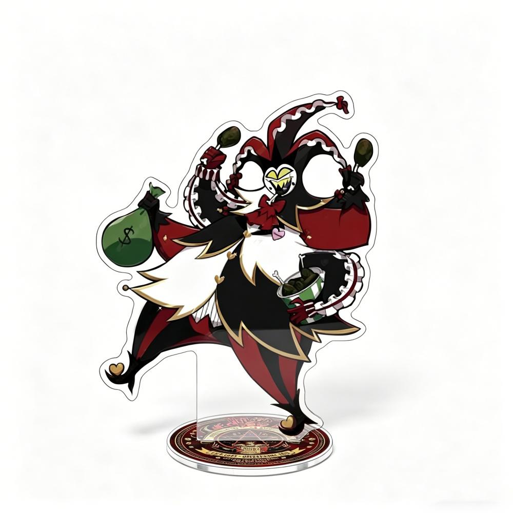 Helluva Boss Anime 15cm Acrylic Standee Keychain Full Set Loona Fizzarolli Maid Series Kawaii Desktop Decor