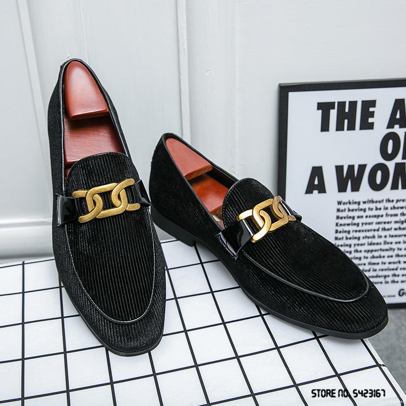 

Мода Новые Мужские Остроносые Вельветовые Металлические Цепи Повседневные Оксфорды Мужские Формальные Свадебные Выпускные Вечерние Платья Вечер Встречи Выпускников Zapatillas Hombre 38