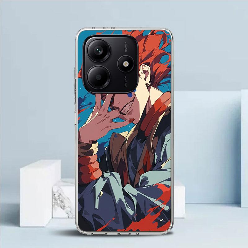 Huner X-Hunters Hisoka Phone Case For Xiaomi Redmi Note 15 14 14S 13 12S 12 Pro Plus 11S 11 11T 11E 10S 10 + Soft TPU Back Cover