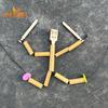Bamboo Man Toy DIY Puppet Kit,Children Interactive Game,Bamboo Craft Material Kit,Boys Girls Gift