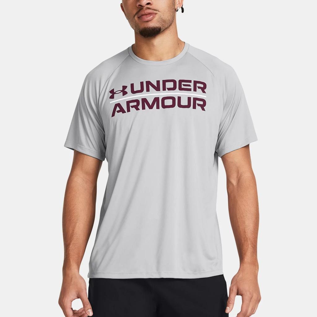Under Armour T Shirt Men's Silver 1377142-012
