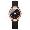 Alloy Shell Non-Plastic Shell Fashion Trend Women'S Casual Simple Belt Watch Quartz Watch Bracelet Set