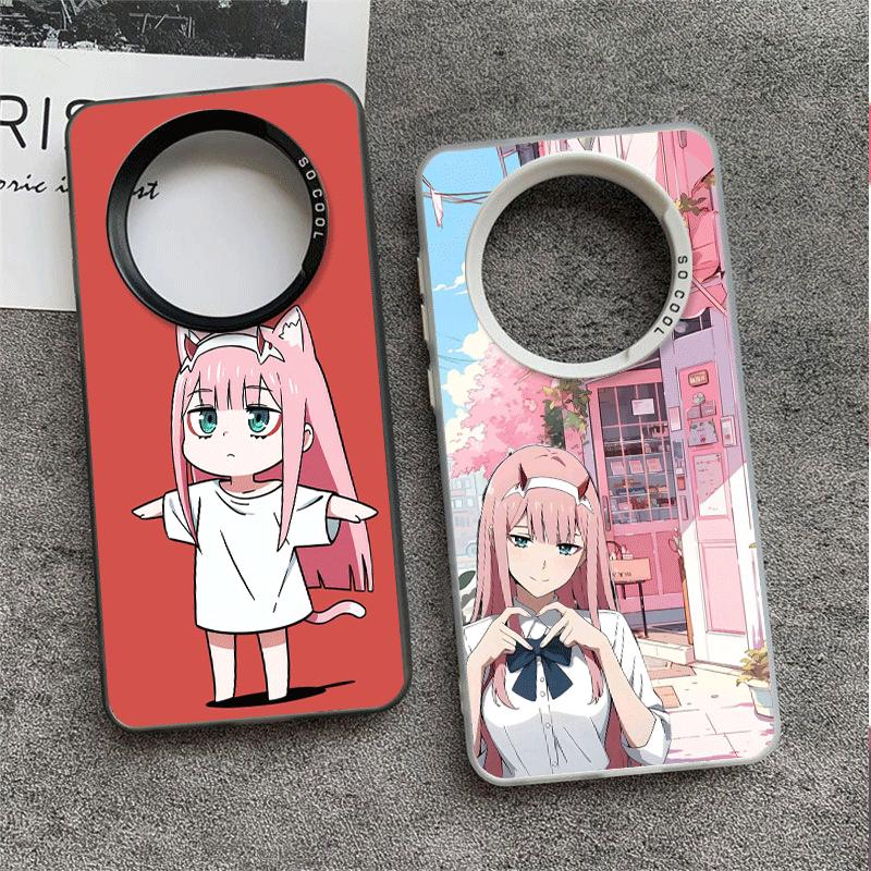Zero Two 02 Kawaii Cute Soft Phone Case for Xiaomi Redmi Note 13 14 15 Pro Plus 12S 12 11S 11 11T 10S 10 Shockproof Cover Back S
