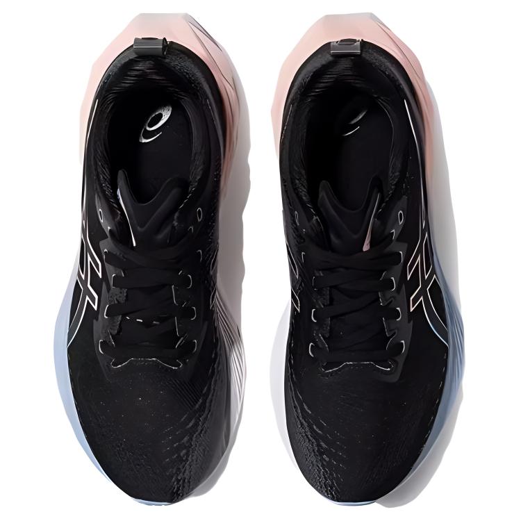 Asics Comfortable Simple Shock Absorbing Durable Rebound Low Top Running Shoes Women sneaker Black 1012B721-001