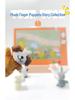 Animal Finger Puppet Display Rack for Kindergarten and Dollhouse Language Areas