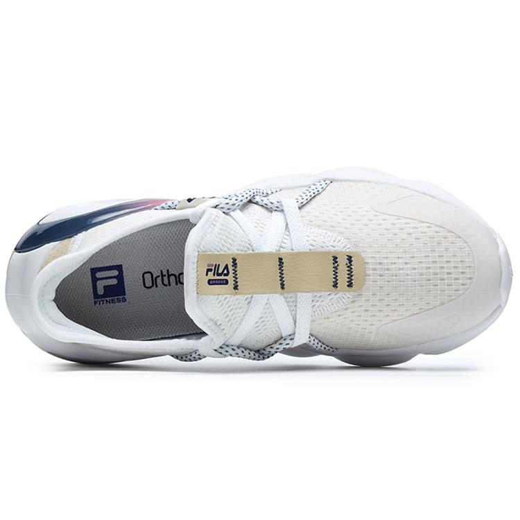 New FILA GROOVE Low Top Training Shoes Women's White A12W222228FWB