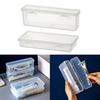 1Pcs Shaver Storage Box Transparent Razor Blades Brushes Plastic Case Portable Organizing Container Travel Accessories Travel
