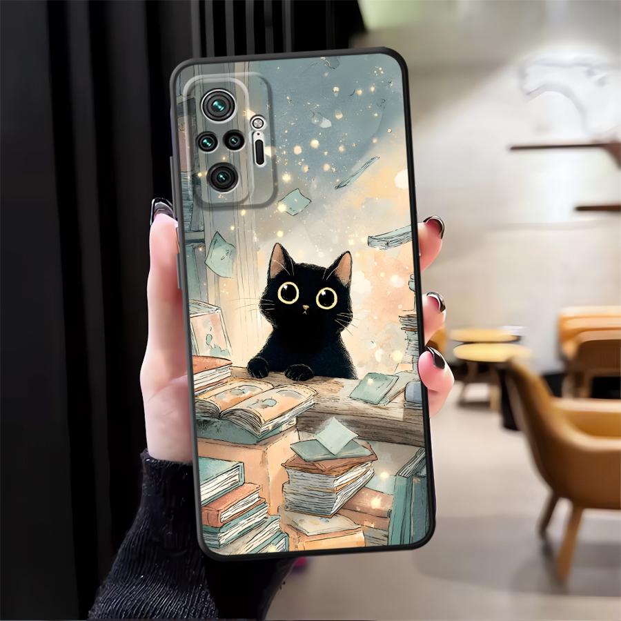 Phone Cover Case for Xiaomi Redmi Note 14 10 12C 13C 14C A3 13 Pro Plus A1 12 11 9 8 7 K80 A4 A5 A2 K40 A1 Cartoon Cat
