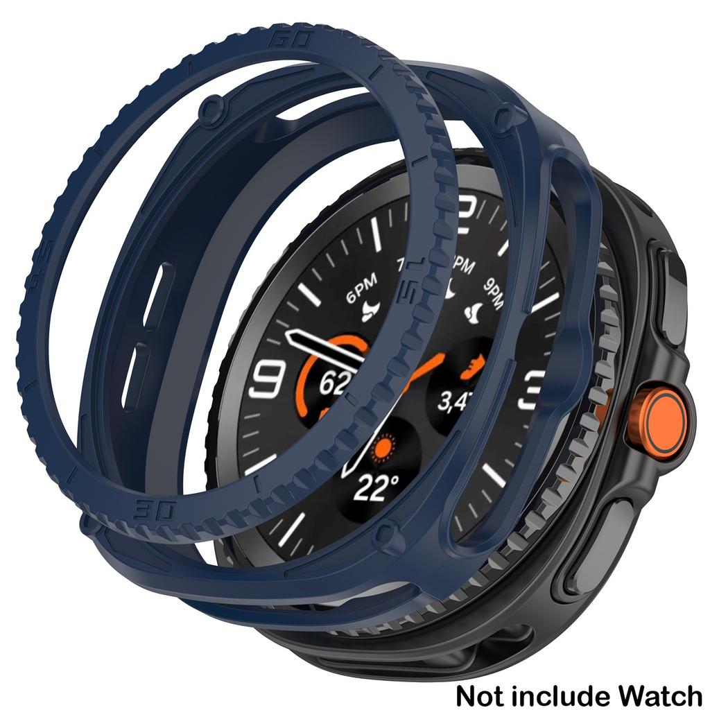 Silicone Case for Samsung Galaxy Watch 8 Classic 46 Protective Cover Shell for Galaxy Watch 8 Soft TPU Protector Box Accessories