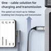 USB C 3.1 Gen 2 Extension Cable, 100W PD 5A Fast Charging Cord, 10Gbps High Speed Data & 4K@60Hz Video Screen Mirroring Wire