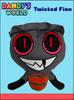 Plush Toy Twisted Finn In the World of Dandy (Dandy) Roblox Dandy's World Children's Plush 15 Cm