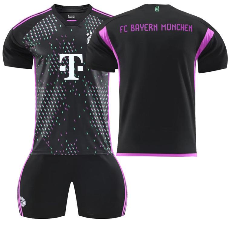Bayern Munich away summer jersey 2324 Bayern 23 jersey No. 10 Sane Kane jersey Football Size 16 is suitable for height 95cm-105cm