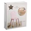 Chaise enfant DOUCEUR - Rose - L 32 x P 31,5 x H 50 cm