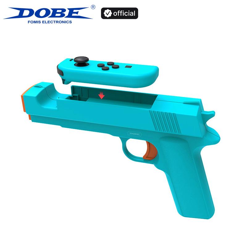 DOBE Shooting Game Gun For Switch / Switch Oled Joy-Con | Handle Holder Somatosensory Gaming Gun Joypad Gunstock Hand Grip