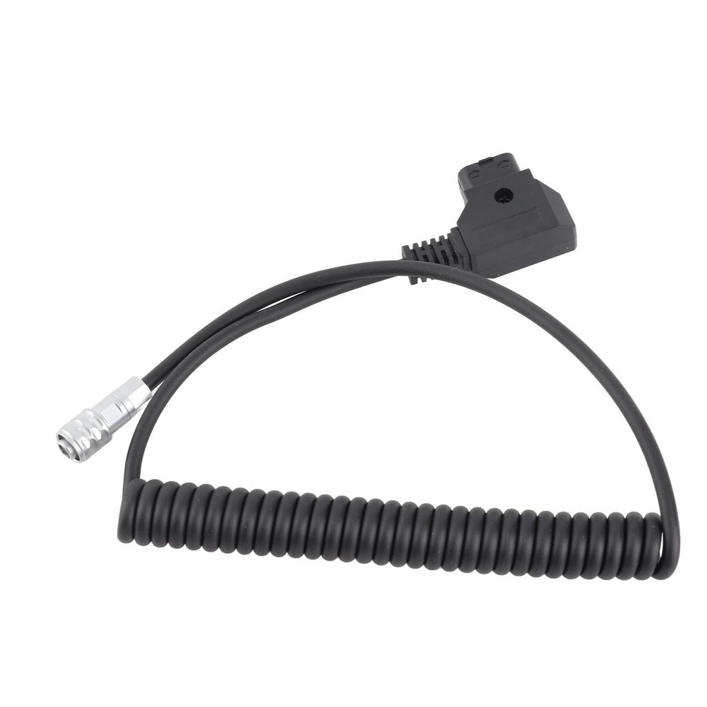 D Tap to 4K Spring Power Cord for Blackmagic Pocket Cinema Camera 4K   Gold Mount V Mount B