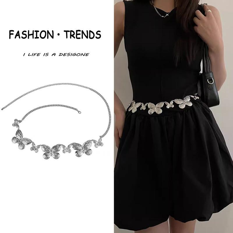 Waist Chain For Women Summer Jewelry With Engraved Metal Design For Youth Fashion