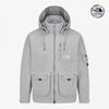Men S Utility Waterproof Jacket Warm Gray Nj2hr55b