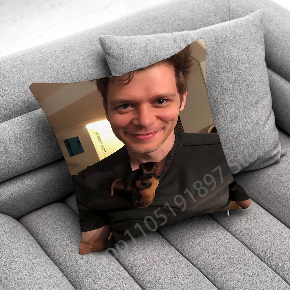 Throw Pillow Case For 55Cm 40Cm 45*45Cm 50Cm 30Cm Square Office Cushion J-Joseph Morgan K-Klaus Mikaelson Cover