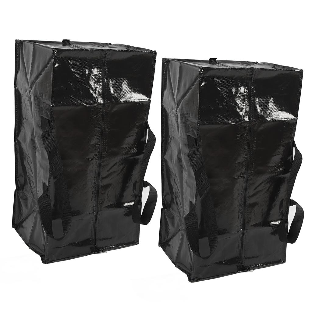 2PCS Packing Bag Carrying Handles Heavy Duty Large Space Waterproof Moving Bag for Space Saving Moving Storage