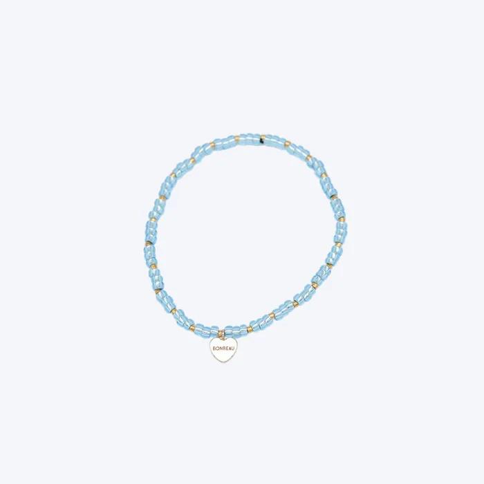 Ice color beads simple bracelet