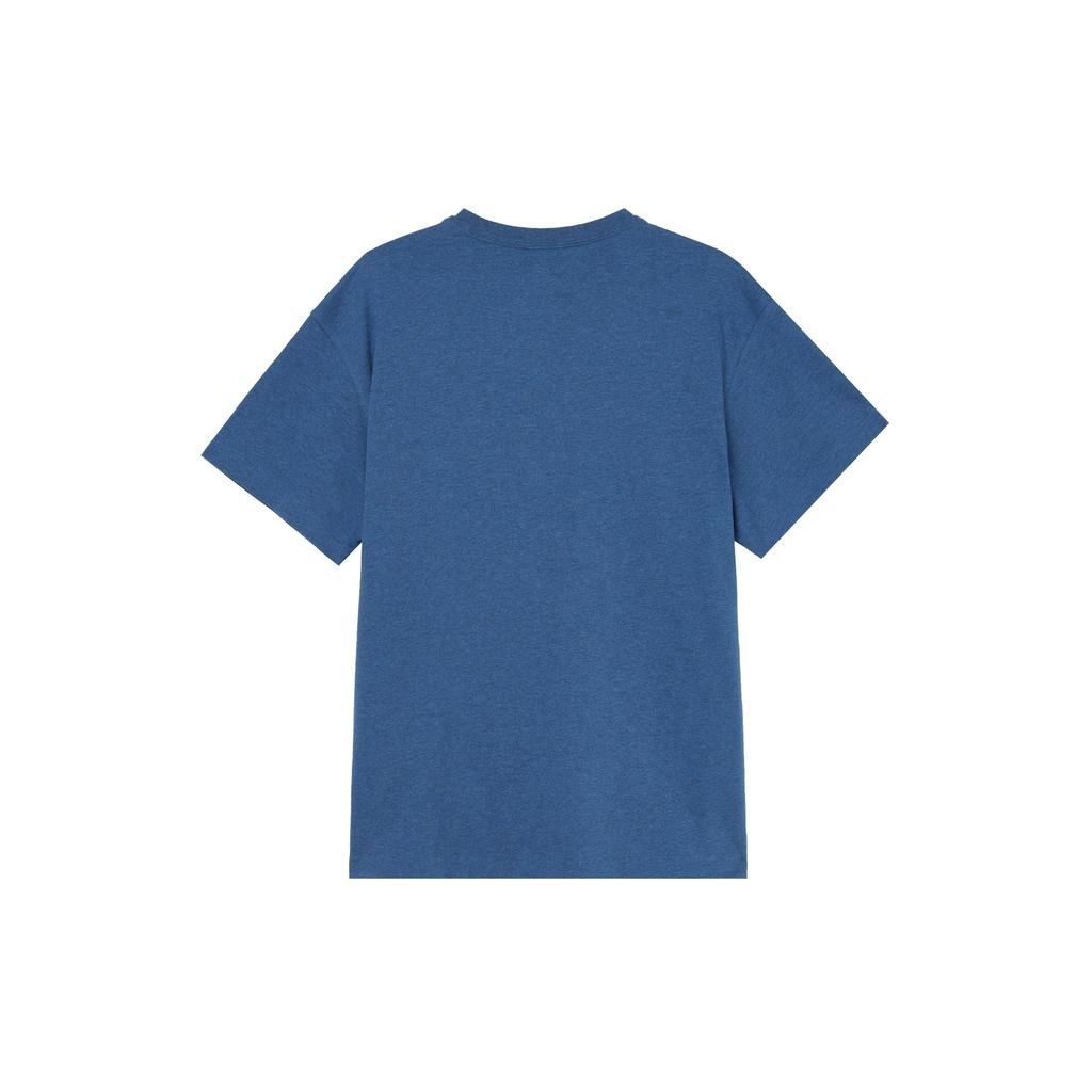 Nike Logo Pulower z Okrągłym Dekoltem Wygodna Codzienna Sportowa Oddychająca Koszulka z Krótkim Rękawem Męska Niebieska DN5241-407