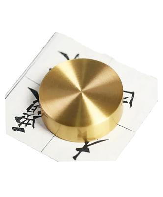 Ağırlık Pirinç Ağırlık Yuvarlak Dairesel Ağırlık Hat Hat Başlangıcı El Sanatları Dikiş Kesme S.fields.inc (6cm)