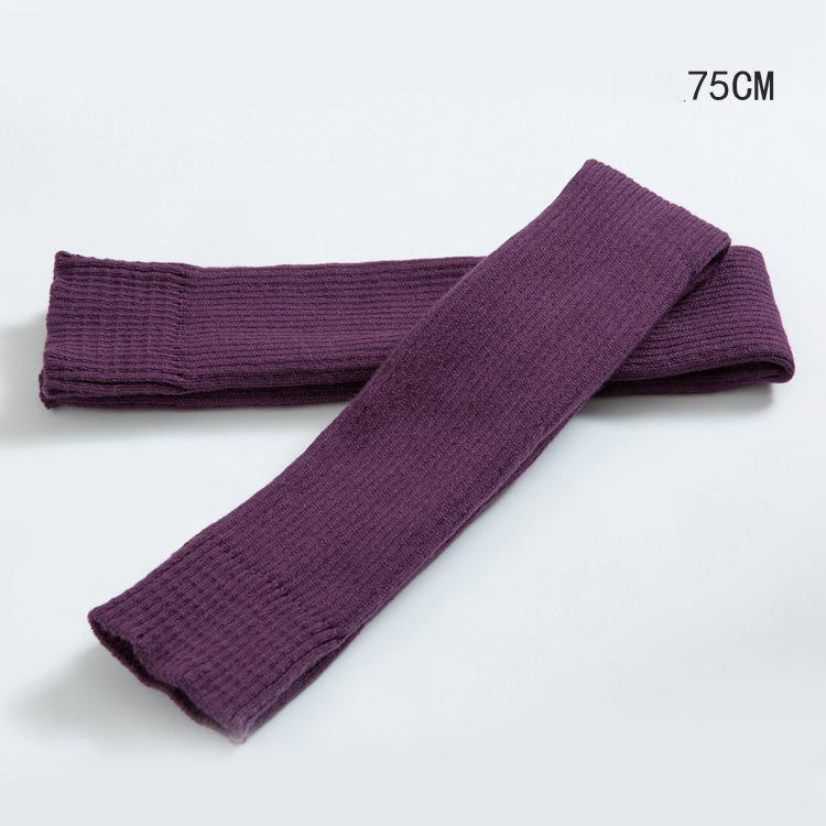 Eco-Friendly Medium Thickness Long Knee Toeless Yoga Socks Women Dance Ballet Thigh High Knitted Leg Warmers 100%