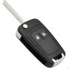 Key Shell Fold Remote Opel, 2 Buttons Car Key Replacement Case for Insignia Astra Movano Mokka