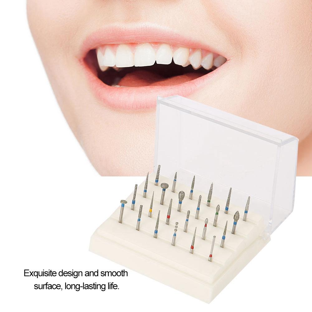24 Holes Dental Burs Holder   Dental Diamond Burs Drill High Speed Block Box Dental Tool